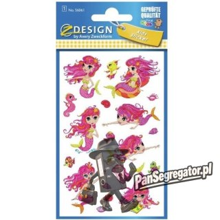 Naklejki dla dzieci BROKATOWA SYRENKA 56061 Z-DESIGN AVERY ZWECKFORM