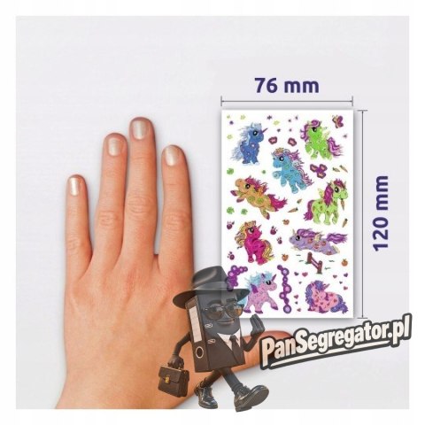 Naklejki dla dzieci BROKATOWE KONIKI 56063 Z-DESIGN AVERY ZWECKFORM