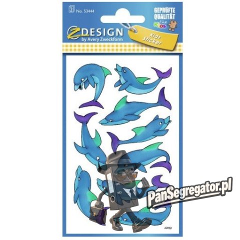 Naklejki dla dzieci Delfiny 53444 Z-DESIGN KIDS AVERY ZWECKFORM