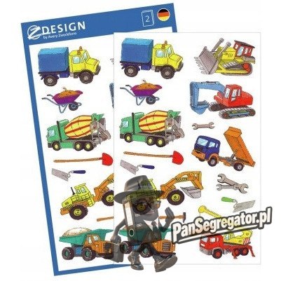 Naklejki dla dzieci NA BUDOWIE 53209 Z-DESIGN AVERY ZWECKFORM