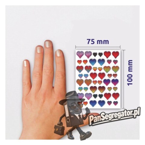 Naklejki dla dzieci Serca 3D 55209 Z-DESIGN KIDS AVERY ZWECKFORM