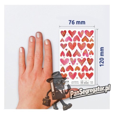 Naklejki do dekoracji SERDUSZKA 56889 Z-DESIGN AVERY ZWECKFORM