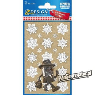 Naklejki papierowe Z-Design - Płatki śniegu 52290 AVERY ZWECKFORM