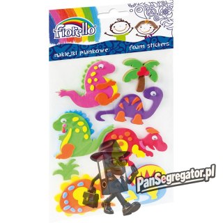 Naklejki piankowe GR-NP130 dinozaury 170-2386 FIORELLO