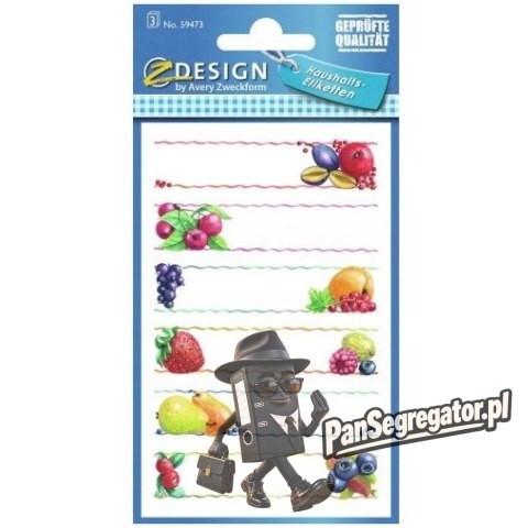 Naklejki spiżarniane na przetwory 59473 ZDESIGN AVERY ZWECKFORM