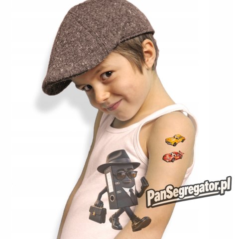 Naklejki tatuaże dla dzieci AUTA 56685 Z-DESIGN KIDS TATTOO AVERY ZWECKFORM