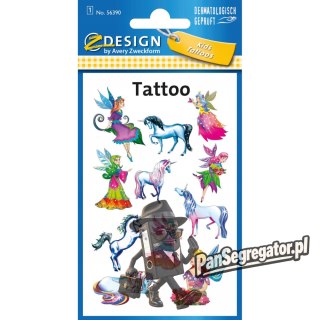 Naklejki tatuaże dla dzieci ELFY 56390 Z-DESIGN KIDS TATTOO AVERY ZWECKFORM