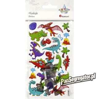 Naklejki wypukłe DINOZAURY 450944 TITANUM