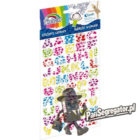 Naklejki wypukłe FIORELLO GR-NP134 literki 170-2483