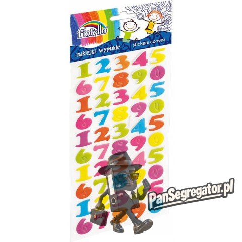 Naklejki wypukłe FIORELLO GR-NP140 cyfry 170-2456