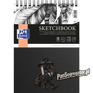 Szkicownik Sketchbook A4 50k 100g czarny 400152648 OXFORD
