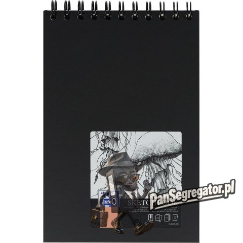 Szkicownik Sketchbook A5 50k 100g czarny 400152644 OXFORD
