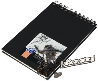 Szkicownik Sketchbook A5 50k 100g czarny 400152644 OXFORD