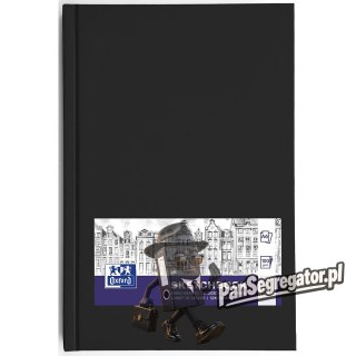 Szkicownik Sketchbook szyty A6 96k 100g czarny 400152626 OXFORD