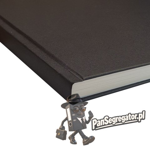 Szkicownik Sketchbook szyty A6 96k 100g czarny 400152626 OXFORD