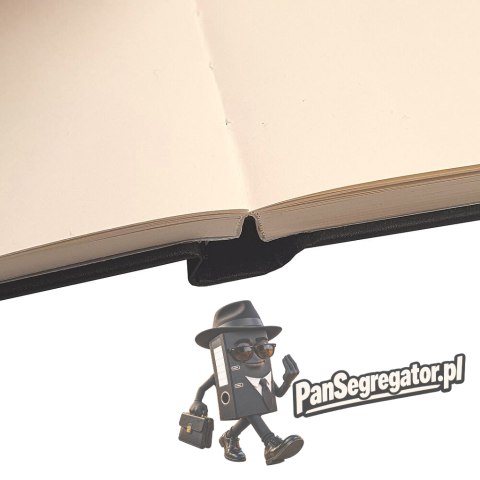 Szkicownik Sketchbook szyty A6 96k 100g czarny 400152626 OXFORD