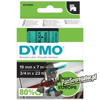 Taśma 19mm/7mm czarny /ziel 45809 DYMO S0720890