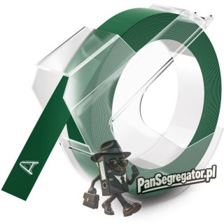 Taśma 3D wytłaczana samoprzylepna 9mm x 3m zielona DYMO S0898160