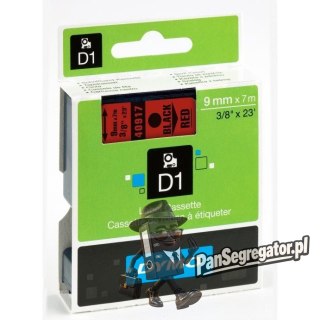 Taśma 9mm/7m czarny /czerwony 40917 DYMO S0720720