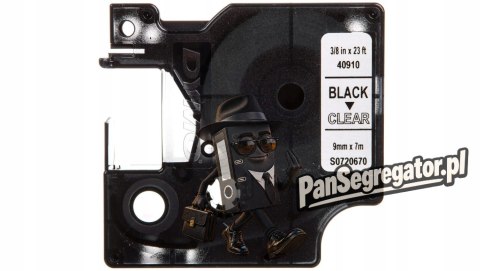 Taśma 9mm/7m czarny /przez. 40910 DYMO S0720670