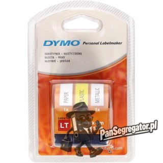 Taśma LETRATAG pap/plast/met.59431(3) DYMO bia/żół/sre SS0721780