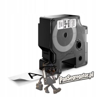 Taśma czarny nadruk na białym 24mm x 7m DYMO do drukarek LM100/LM200 S0720930