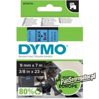 Taśma czarny nadruk na niebieskim 9mm x 7m DYMO S0720710