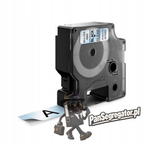 Taśma czarny nadruk na przezroczystym 19mm x 7m DYMO S0720820