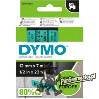 Taśma czarny /zielony 12mm/7m 5045019 DYMO S0720590