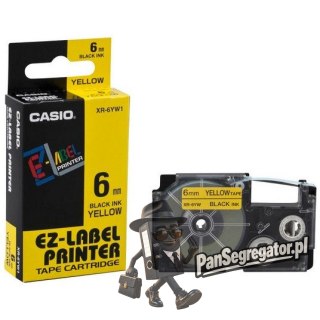 Taśma do D XR 6YW1 żółta CASIO