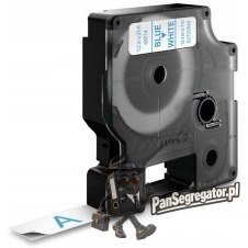 Taśma niebieski nadruk na białym 9mm x 7m DYMO S0720690