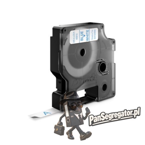 Taśma niebieski nadruk na białym 9mm x 7m DYMO S0720690