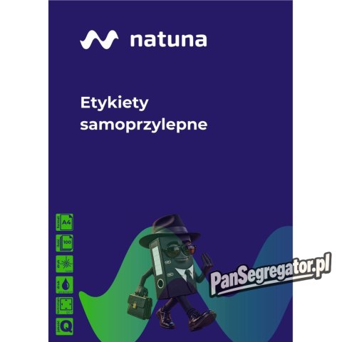 Etykieta samoprzylepna NATUNA A4 (100ark) 105x148mm (4etyk/ark)
