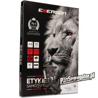 Etykiety A4 białe (100ark) 70x35mm nr.018 EMERSON eta4070x035