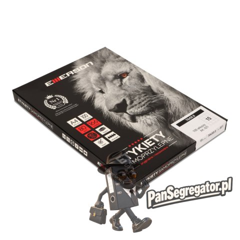 Etykiety A4 białe (100ark) 70x50.8mm nr.021 EMERSON eta4070x508
