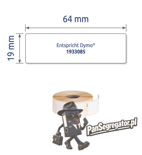 Etykiety HEAVY DUTY w rolce 450et.19x64mm,poliestr.trwałe,białe A1933085 AVERY ZWECKFORM