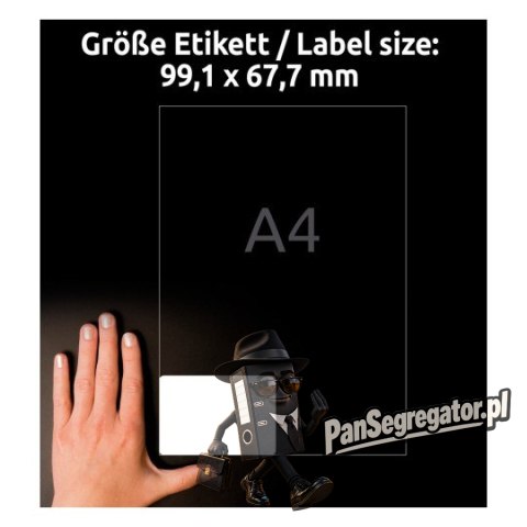 Etykiety foliowe Ultra Resistant 99,1x67,7mm (40arkuszy=320etykiet) L7914-40 AVERY ZWECKFORM