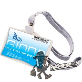 Identyfikator na smyczy 85mm x 35mm GI002 TETIS