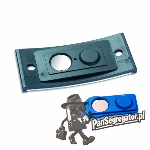 Identyfikatory imienne POLAR30 70x30mm (10 sztuk) antracyt POL30MA02-10DR