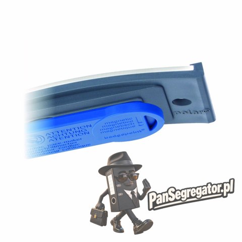 Identyfikatory imienne POLAR30 70x30mm (10 sztuk) antracyt POL30MA02-10DR