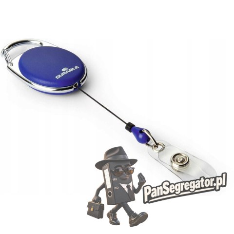 Mechanizm ściągający JOJO STYLE (10szt) granatowy długość 80cm 832407 metalowe zapięcie DURABLE