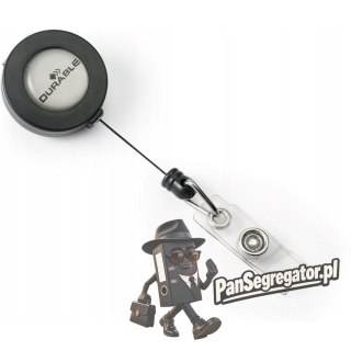 Mechanizm ściągający z klipsem (10 sztuk) antracyt 815258 DURABLE