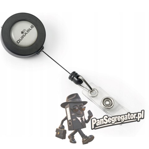 Mechanizm ściągający z klipsem (10 sztuk) antracyt 815258 DURABLE