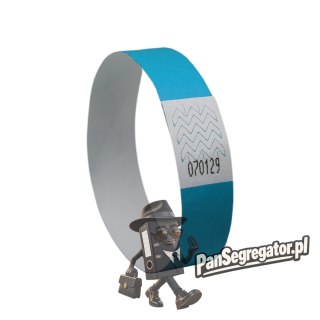 Opaski na rękę 256x19mm (50 arkuszy = 500 opasek) neonowe niebieskie TYVBL-50 AVERY