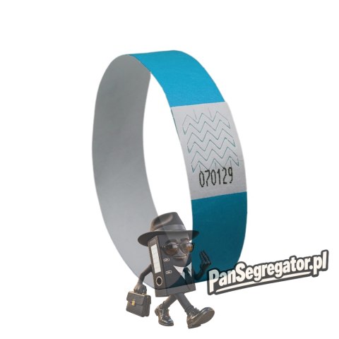 Opaski na rękę 256x19mm (50 arkuszy = 500 opasek) neonowe niebieskie TYVBL-50 AVERY