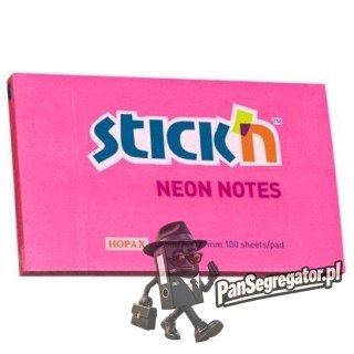 Bloczek 127x76mm 100k ciemnoróżowy neonowy 21169 STICK`N