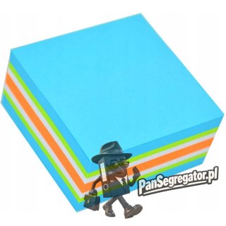 Bloczek STICK"N 51x51mm niebieski-mix neon i pastel 21535