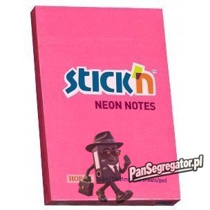 Bloczek STICK`N 76x51mm 100k ciemnoróżowy neon 21161