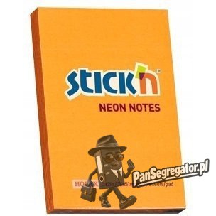 Bloczek STICK"N 76x51mm 100k pomarańczowy neon 21160