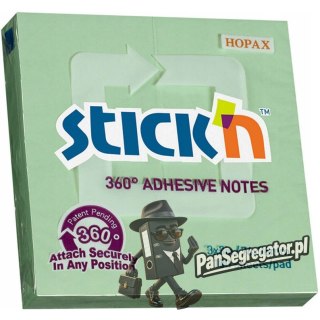 Bloczek STICK"N 76x76mm 360stopni zielony 21552